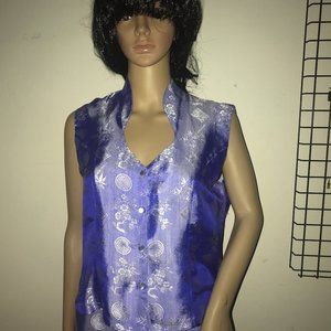 VIETNAM SILK TOP-BEAUTIFUL ASIAN MATERIAL